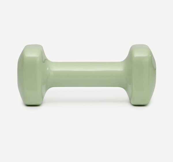 Гантель виниловая STARFIT DB-106 2,5 кг, квадратный, оливковый фото