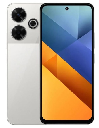 Смартфон Xiaomi POCO M6 8/256GB Silver фото