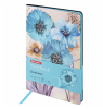 Блокнот А5 143x210 BRAUBERG VISTA Delicate flowers, под кожу, гибкий 80л, 112077 фото