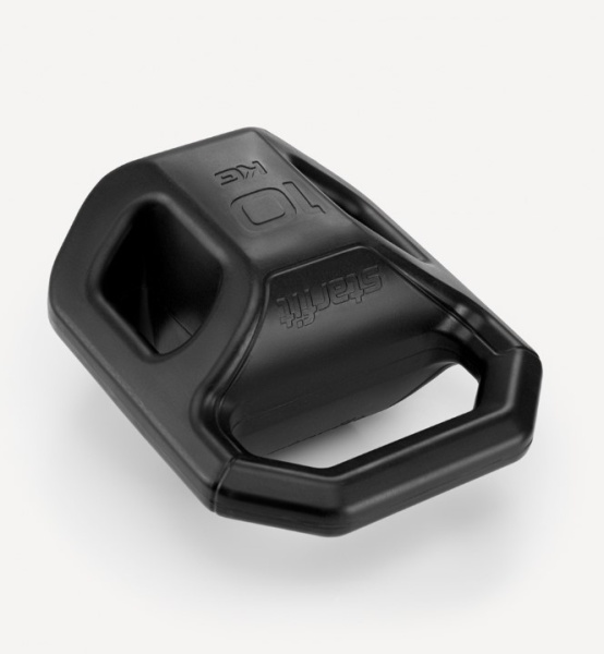 Гиря пластиковая STARFIT DB-505 10 кг, черный  фото
