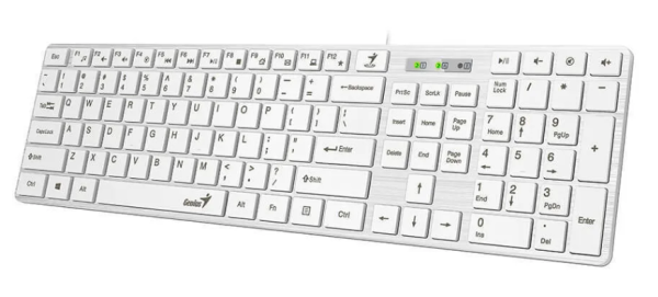 Клавиатура Genius SlimStar 126 White USB фото