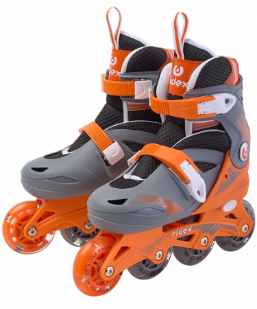 Ролик. коньки RIDEX Swipe Orange, пласт.рама (S (31-34)) фото