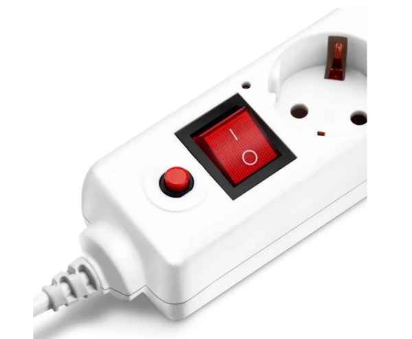 Сетевой фильтр Buro 500SH-1.8-UPS-W 1.8м (5 розеток) белый фото