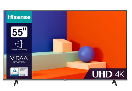 Телевизор LED Hisense 55" 55A6K черный 4K UltraHD/60Hz/DVB-T/DVB-T2/DVB-C/DVB-S/DVB-S2/WiFi/Smart TV фото
