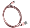 Кабель USB - Lightning Qumo 21717 розовое золото (MFI) фото