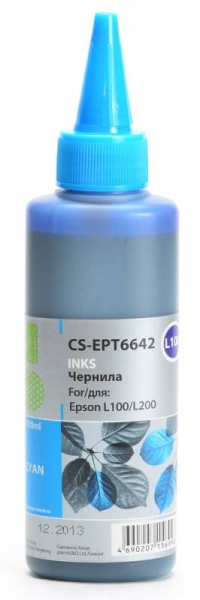 Чернила CACTUS CS-EPT6732 голубой (100мл) Epson L800 фото