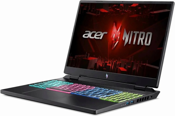 Ноутбук Acer Nitro 16 AN16-41-R1WE 16"WUXGA(1920x1200) IPS/Ryzen 7 7840HS 8c/16Gb/512Gb SSD/RTX 4060 фото