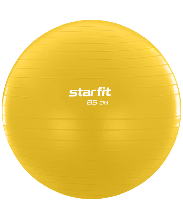 Фитбол STARFIT GB-108 85 см, 1500 гр, антивзрыв, желтый фото