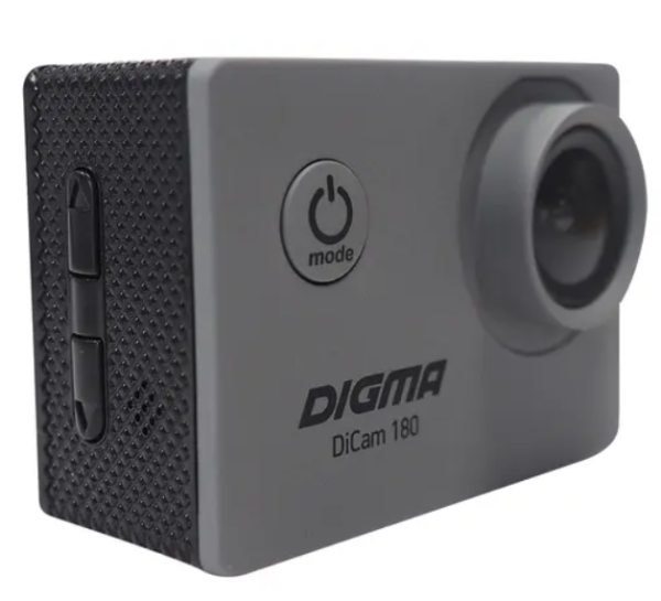 Экшн-камера Digma DiCam 180 Серый фото