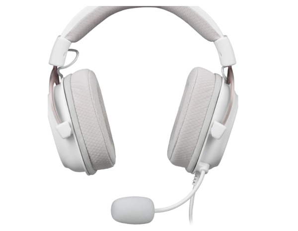 Игровые наушники с микрофоном REDRAGON Zeus X RGB белый  фото