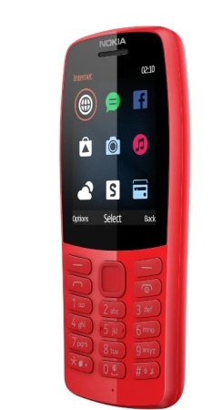Мобильный телефон NOKIA 210 Dual Sim RED (Красный) фото