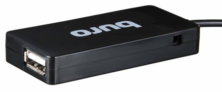Хаб USB 2.0 Buro BU-HUB4-U2.0 4порт. черный фото