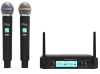 Набор беспроводных микрофонов RITMIX RWM-222 BLACK фото