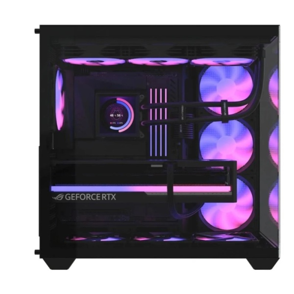 Корпус Formula Crystal Z2 v2 черный без БП ATX 10x120mm 3x140mm 1xUSB2.0 1xUSB3.0 audio  фото