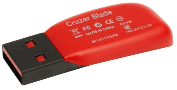 USB флеш-накопитель 32GB Sandisk Cruzer Blade USB 2.0 (SDCZ50-032G-B35) фото