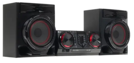 Минисистема LG CJ44 черный CD/CDRW/FM/USB/BT фото