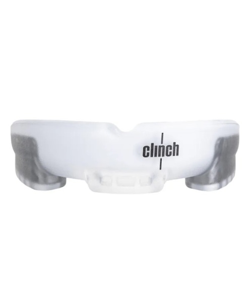 Капа одночелюстная Clinch Contender Triple Layer Mouthguard бело-серебристая (размер Senior) C513 фото