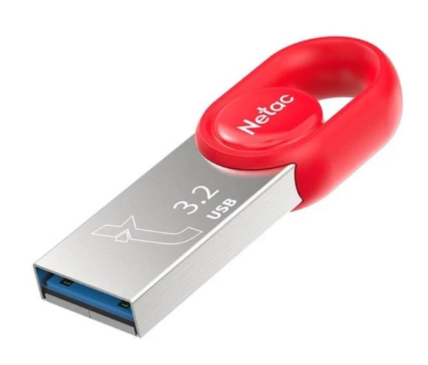 USB флеш-накопитель 32GB Netac UM2 красный USB 3.2 NT03UM2N-032G-32RE фото