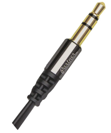 Аудиокабель OLMIO AUX 3.5(M)-3.5(M), 1.2м, черный фото