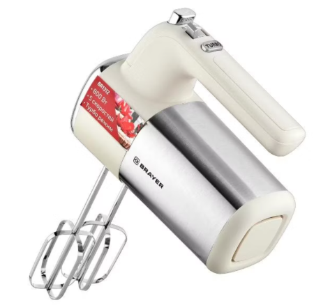 Миксер BRAYER BR1312 бежевый фото