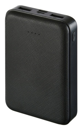 Внешний аккумулятор, повер банк (Power Bank) Buro T4-10000 10000mAh 2A 2xUSB черный (T4-10000-BK) фото