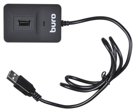 Устройство чтения карт памяти Buro BU-CR/HUB3-U2.0-0688 черный USB2.0  фото