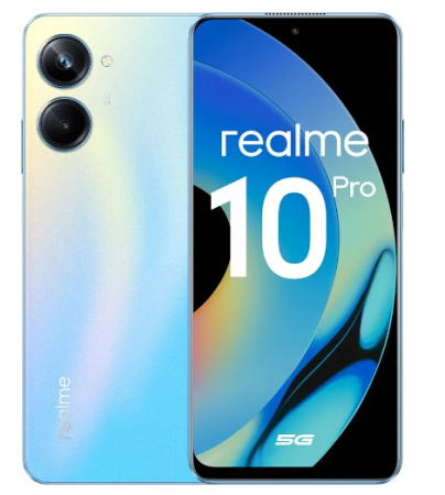 Смартфон Realme 10 Pro 8/128Gb Nebula Blue (Голубой) фото
