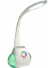 Лампа настольная с органайзером и Bluetooth колонкой, LED, 6 Вт, белый, DASWERK, 238328 фото