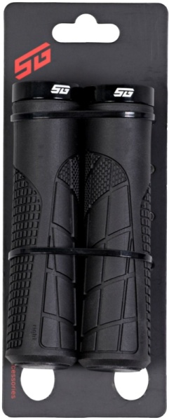 Грипсы STG HL-G316, 135 мм, Lock-On, черный фото