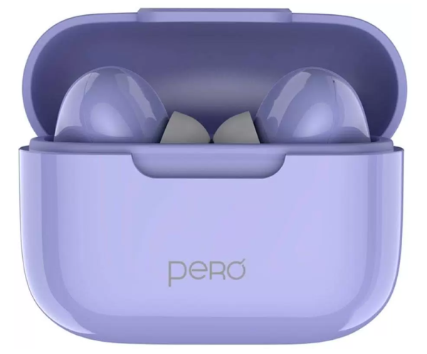 Беспроводные bluetooth наушники PERO TWS06 COMFORT Purple PTWS06P фото