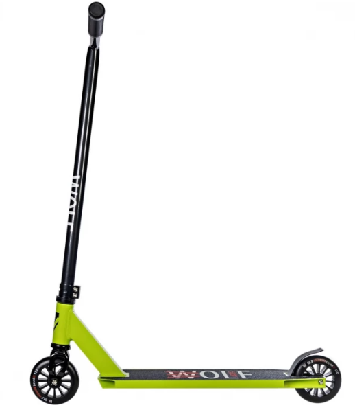 Самокат трюковый NOVATRACK 110P.WOLF.BGN24 Wolf 10, 110 мм, зеленый купить ЦИТ Самокат трюковый NOVATRACK 110P.WOLF.BGN24 Wolf 10, 110 мм, зеленый фото