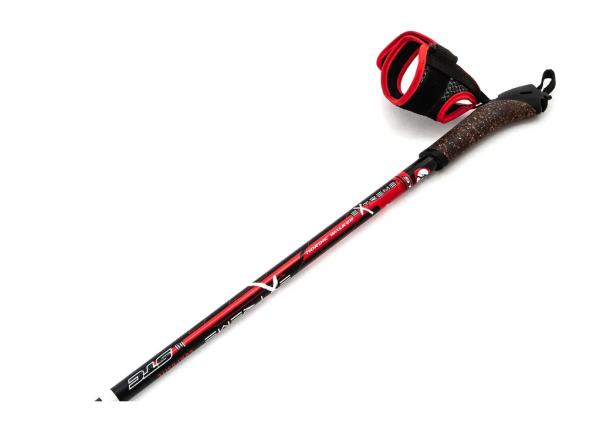 Палки для скандинавской ходьбы STC Extreme Red 100% стекловолокно фото