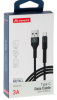 Кабель USB - Type-C "Maverick" C4 1,2м текстиль/металл черный фото