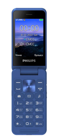 Мобильный телефон Philips Xenium E2602 синий фото
