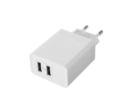 Сетевое зарядное устройство Maverick Super Power 2 USB, 3.1A, 18W, Quick Charge 3.0 + SMART IC белый фото
