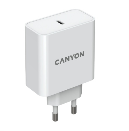 Сетевое зарядное устройство Canyon H-65 CND-CHA65W01 белый (Type-c) фото