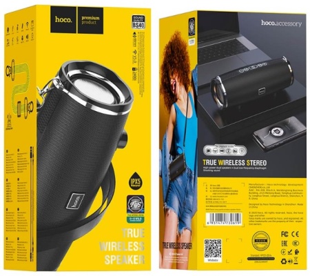 Колонка Bluetooth HOCO BS40 Desire Song (черный) фото