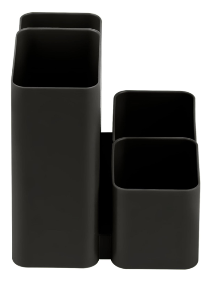 Подставка-органайзер СТАММ "Юниор", пластиковая, черная купить ЦИТ Подставка-органайзер СТАММ "Юниор", пластиковая, черная фото