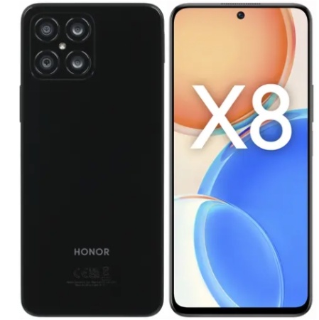 Смартфон Honor X8 6/128Gb Black (Черный) фото