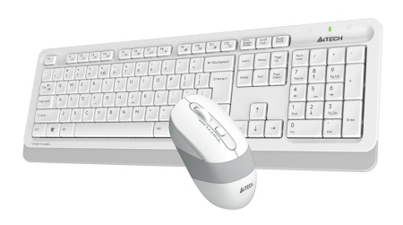 Комплект A4 Fstyler FG1010 белый/серый Wireless USB Multimedia фото