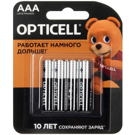 Батарейка OPTICELL LR03 (AAA) 1шт BASIC фото