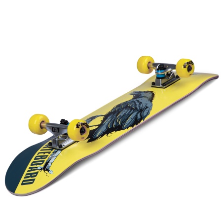 Скейтборд Fish 9963, дека клен 9 сл., размер 31"*8", колеса: 54*36мм 85А, PU, ABEC-7 карбон в/п фото