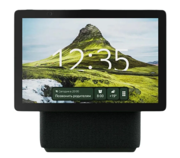 Умная колонка Яндекс Станция ДУО Макс с Алисой, с Zigbee, YNDX-00055BLK  фото