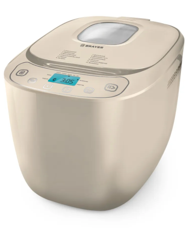 Хлебопечь BRAYER BR2700YE бежевый фото