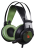 Игровые наушники с микрофоном A4 Bloody J450 черный/зеленый фото