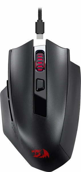 Мышь Redragon Woki черная, беспроводная фото