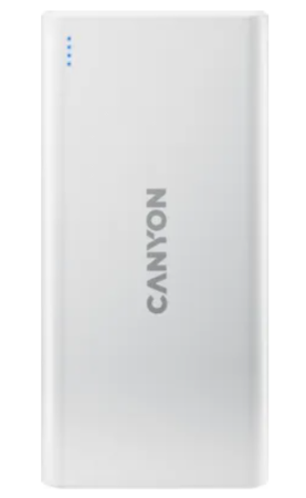 Внешний аккумулятор CANYON PB-106 10000Mah Белый (H2CNECPB1006W) фото
