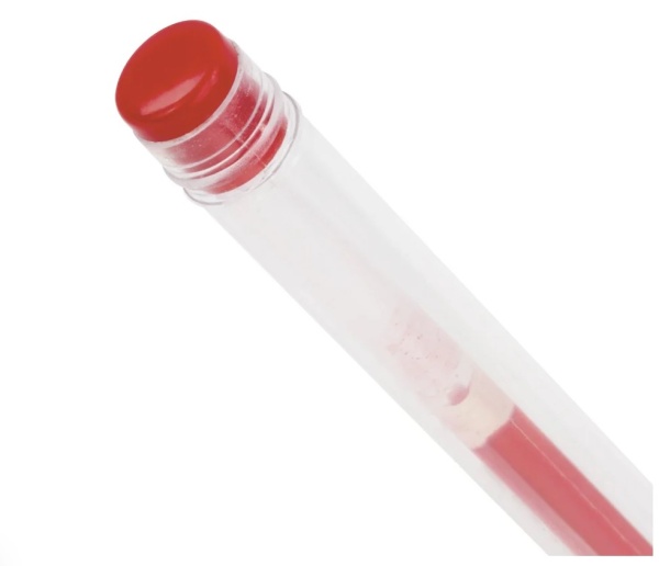 Ручка гелевая с грипом STAFF EVERYDAY GP-193, КРАСНАЯ, корпус проз., узел0,5мм, линия 0,35мм, 141824 фото