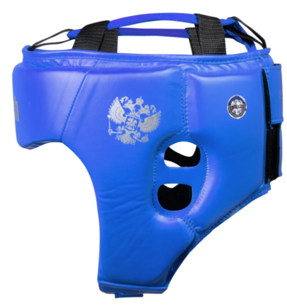 Шлем боксерский "Clinch Olimp" синий р.S фото