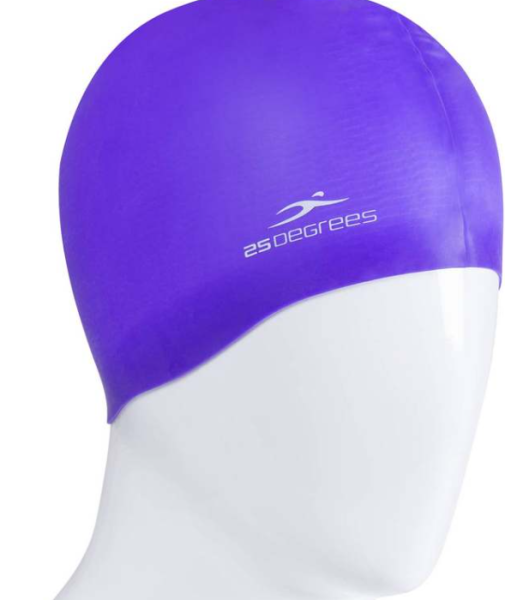 Шапочка для плавания 25DEGREES Nuance Purple 25D21004A, силикон  фото